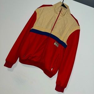 Red & Quilted Gucci Jacket. Perfect for fall and winter. Seen worn by DaBaby